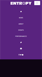 Mobile Screenshot of entropyevents.com