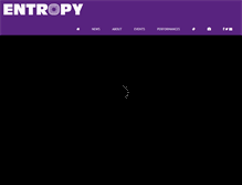 Tablet Screenshot of entropyevents.com